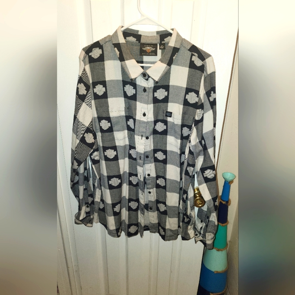 Harley Davidson Women's Plaid shirt